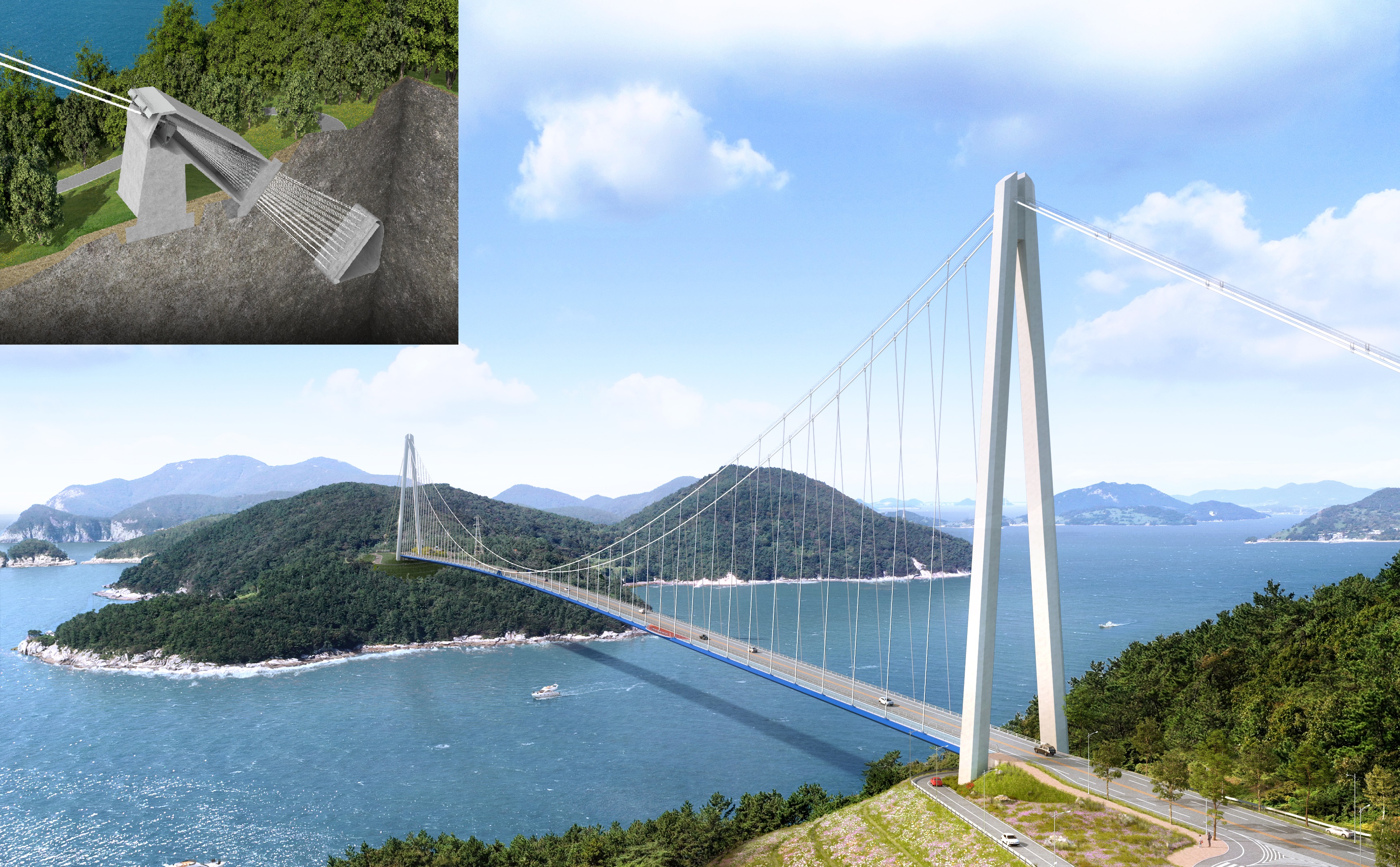Detailed engineering design for National Road No. 77 Yeosu Hwatae-Baekya Road Construction (Section 1)